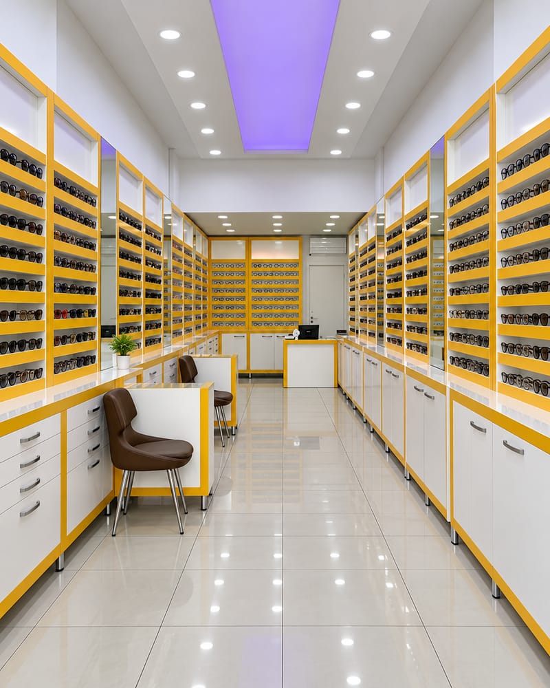 Luna Optik mağazasının genel görünümü